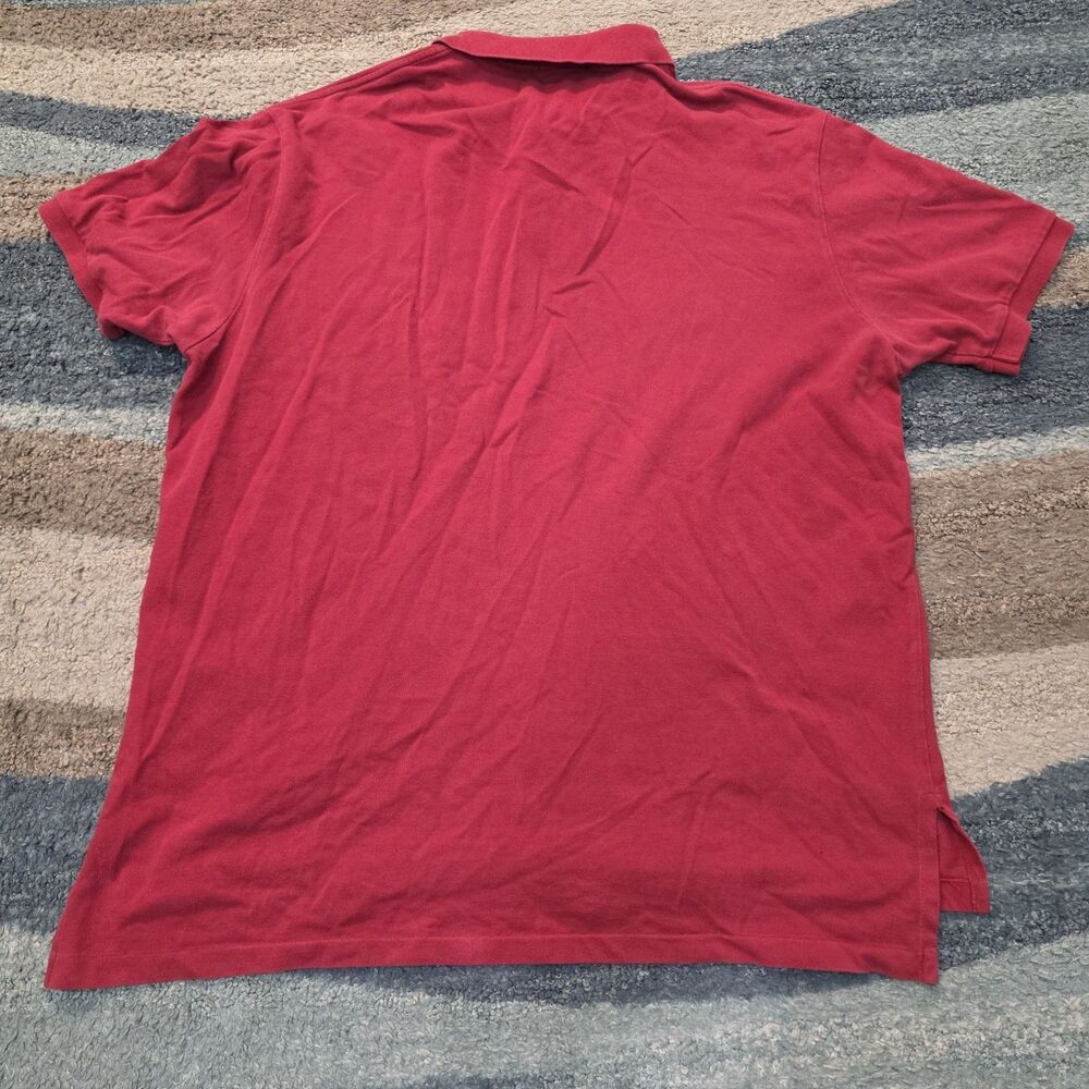Polo Ralph Lauren Shirt Mens XXL  Red Polo Casual Short Sleeve Pony Logo - Picture 5 of 7